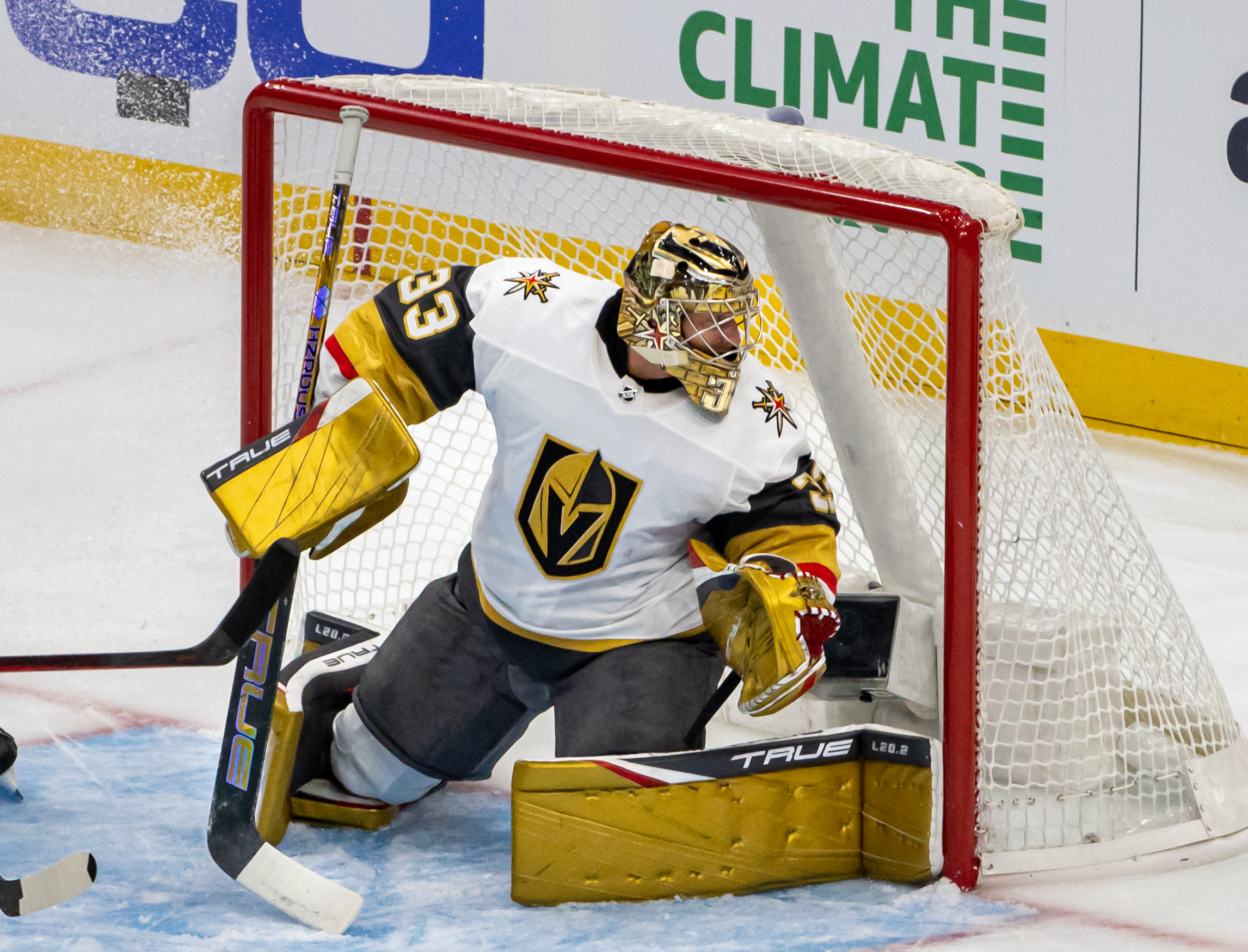 Vegas Golden Knights goaltender Adin Hill