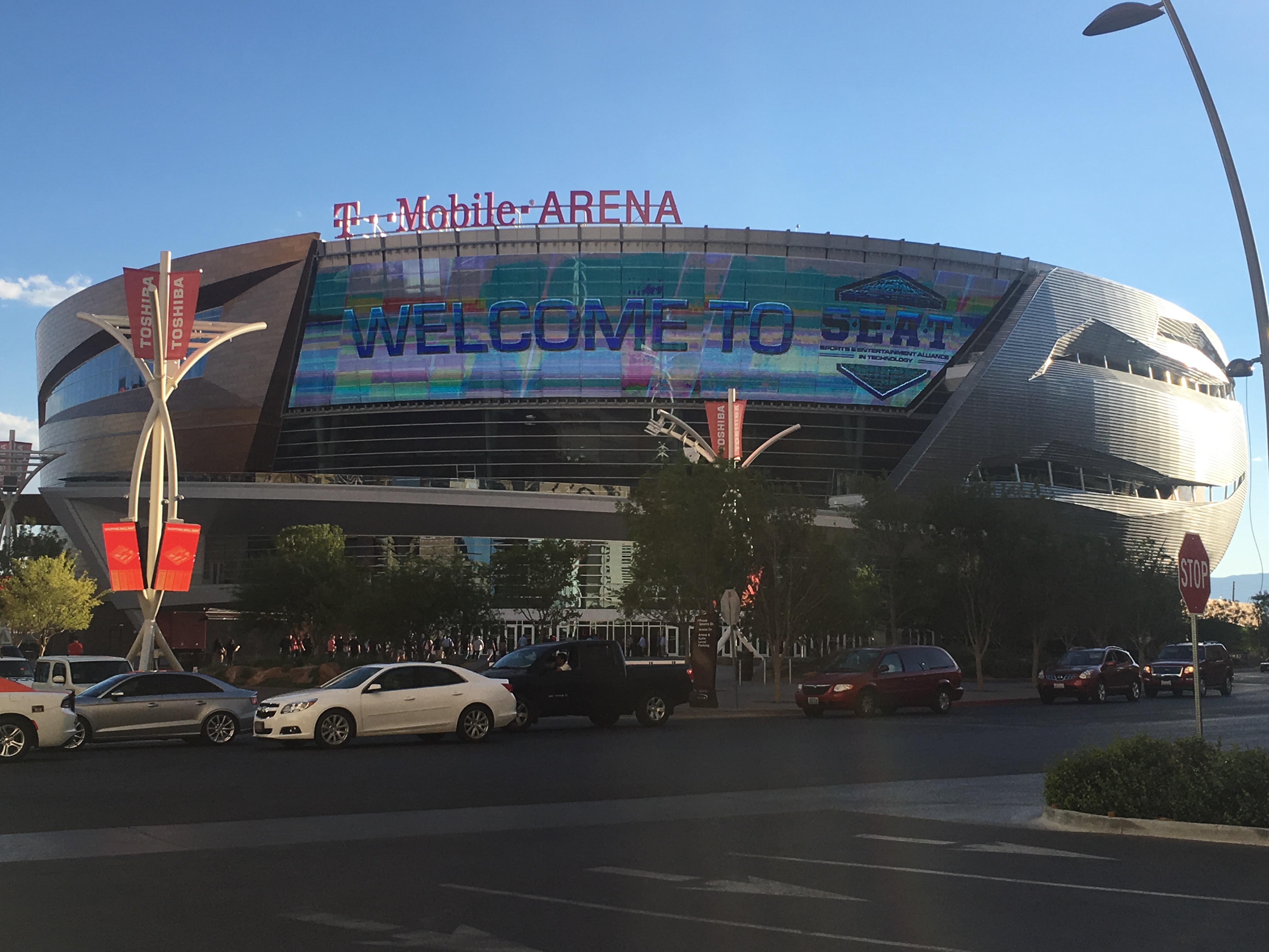 T-Mobile Arena in Las Vegas, home of the Golden Knights