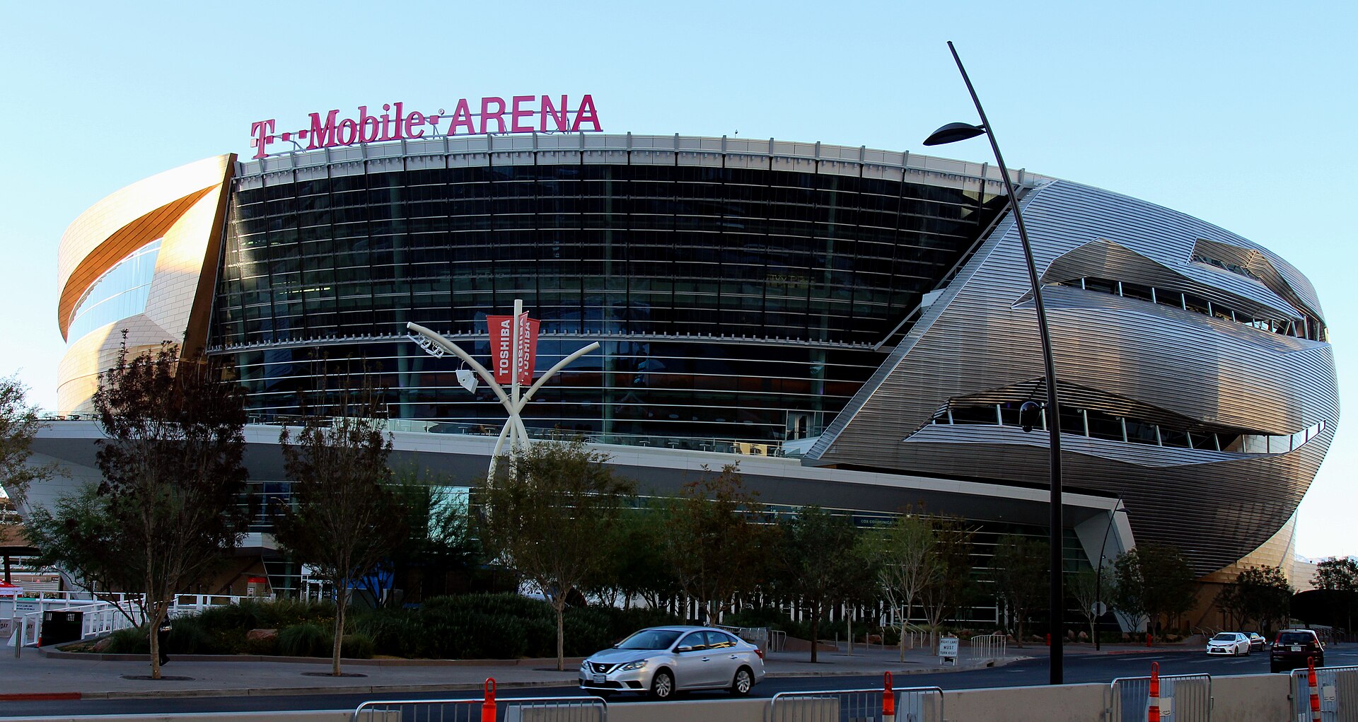 T-Mobile Arena in Las Vegas on a Golden Knights game night