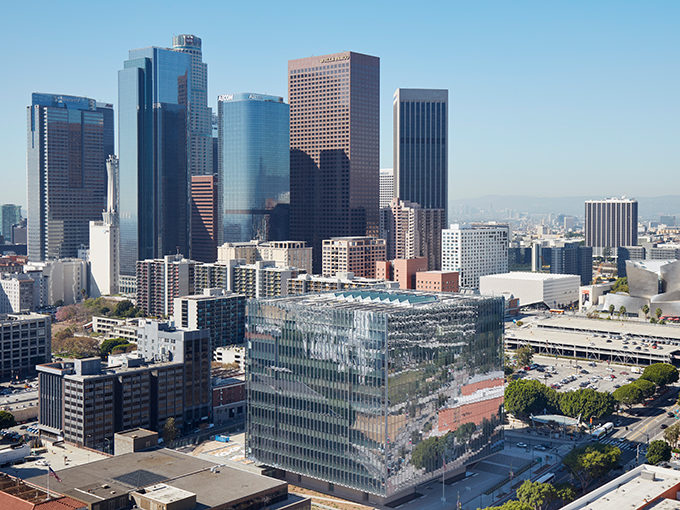 The U.S. federal courthouse in downtown Los Angeles