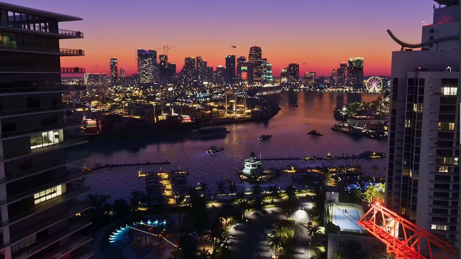 GTA VI screenshot showing Vice City