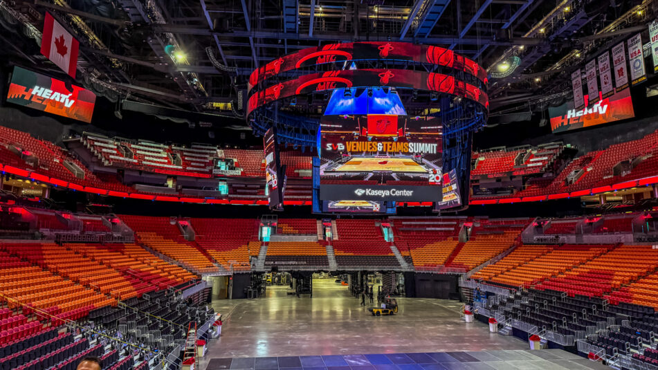 Kaseya Center in Miami, home of the Miami Heat