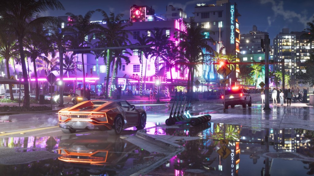 Official Grand Theft Auto VI Vice City artwork from Rockstar Games