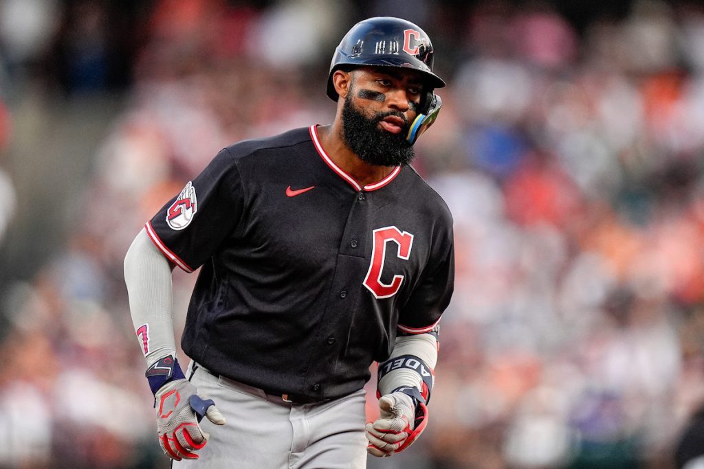 Cleveland's Jo Adell at the plate (file photo)
