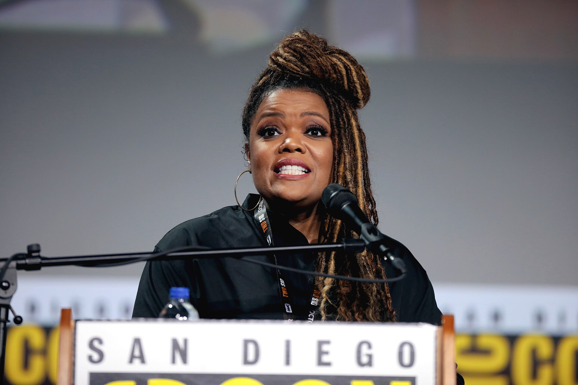 Yvette Nicole Brown, who returns as Principal Helen Dubois in Netflix’s Hollywood Arts (file photo)