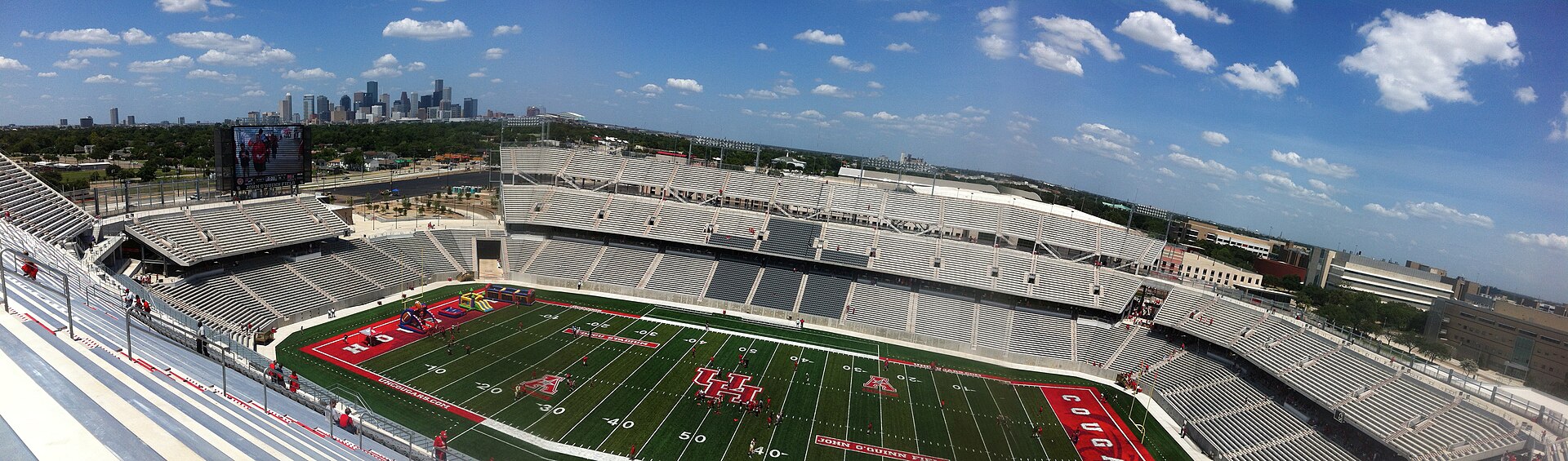 TDECU Stadium in Houston, home of the Houston Cougars