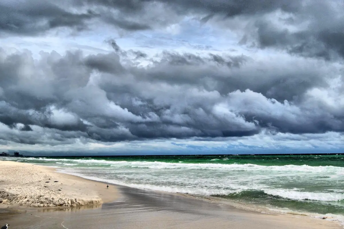Panama City Beach, Florida — near the eastern edge of Hurricane Isaias's forecast cone ahead of Friday's expected landfall