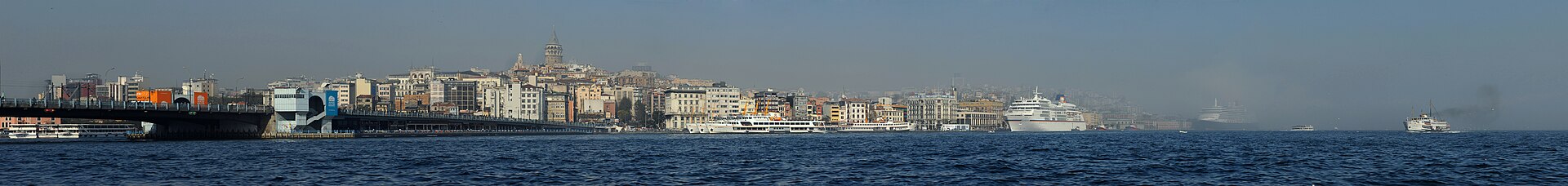 Flooded street in Istanbul
