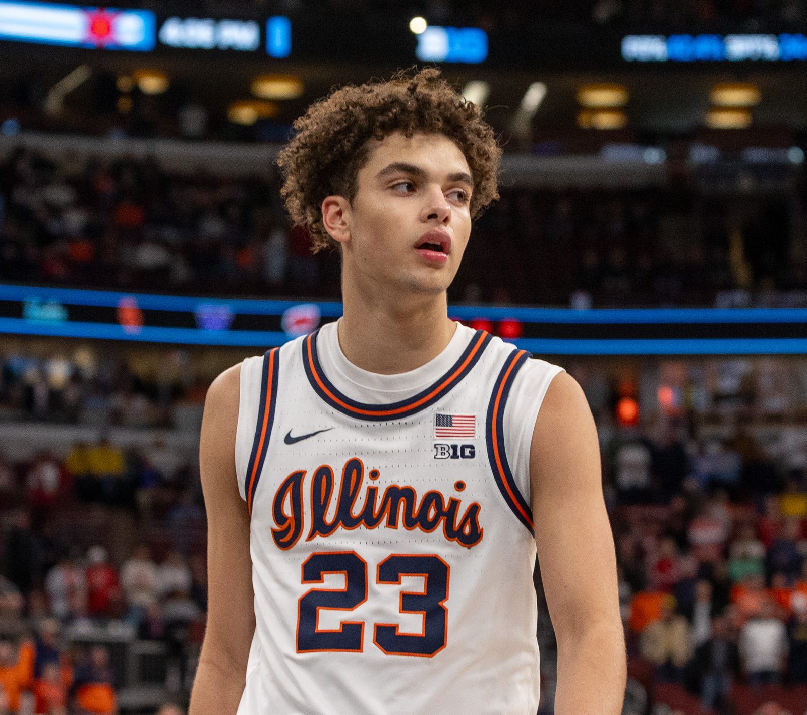Keaton Wagler during his freshman season at Illinois