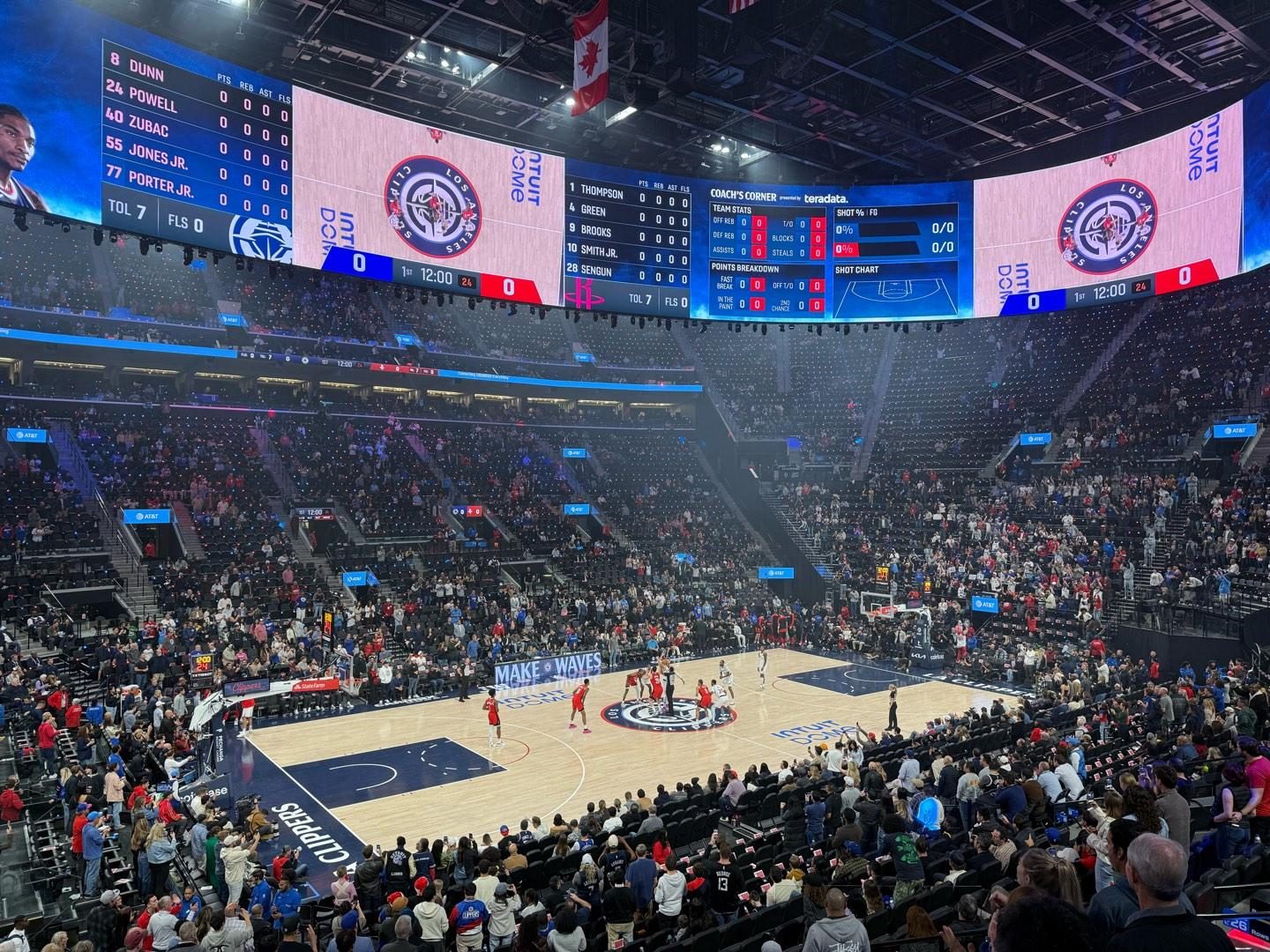 The Intuit Dome in Inglewood, home of the LA Clippers