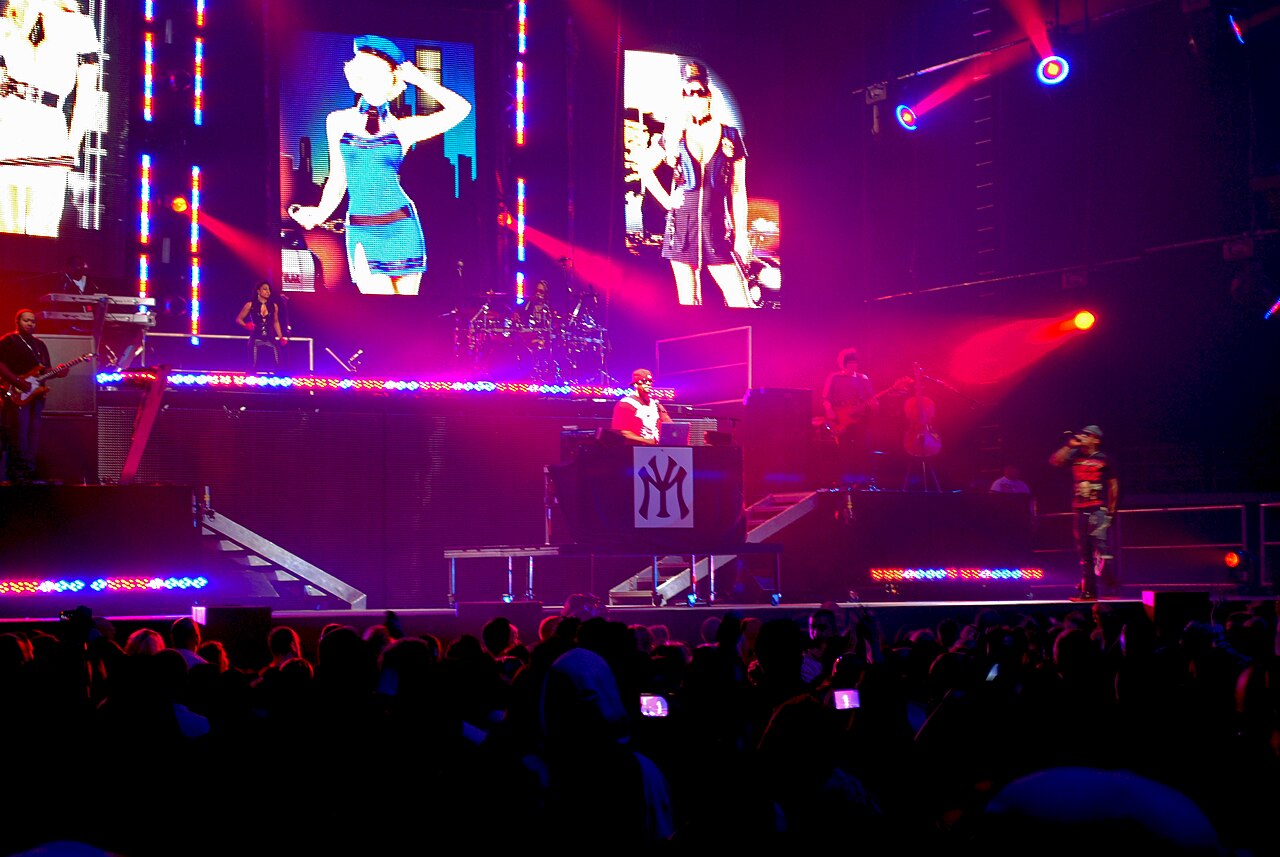 Lil Wayne performing in Vancouver