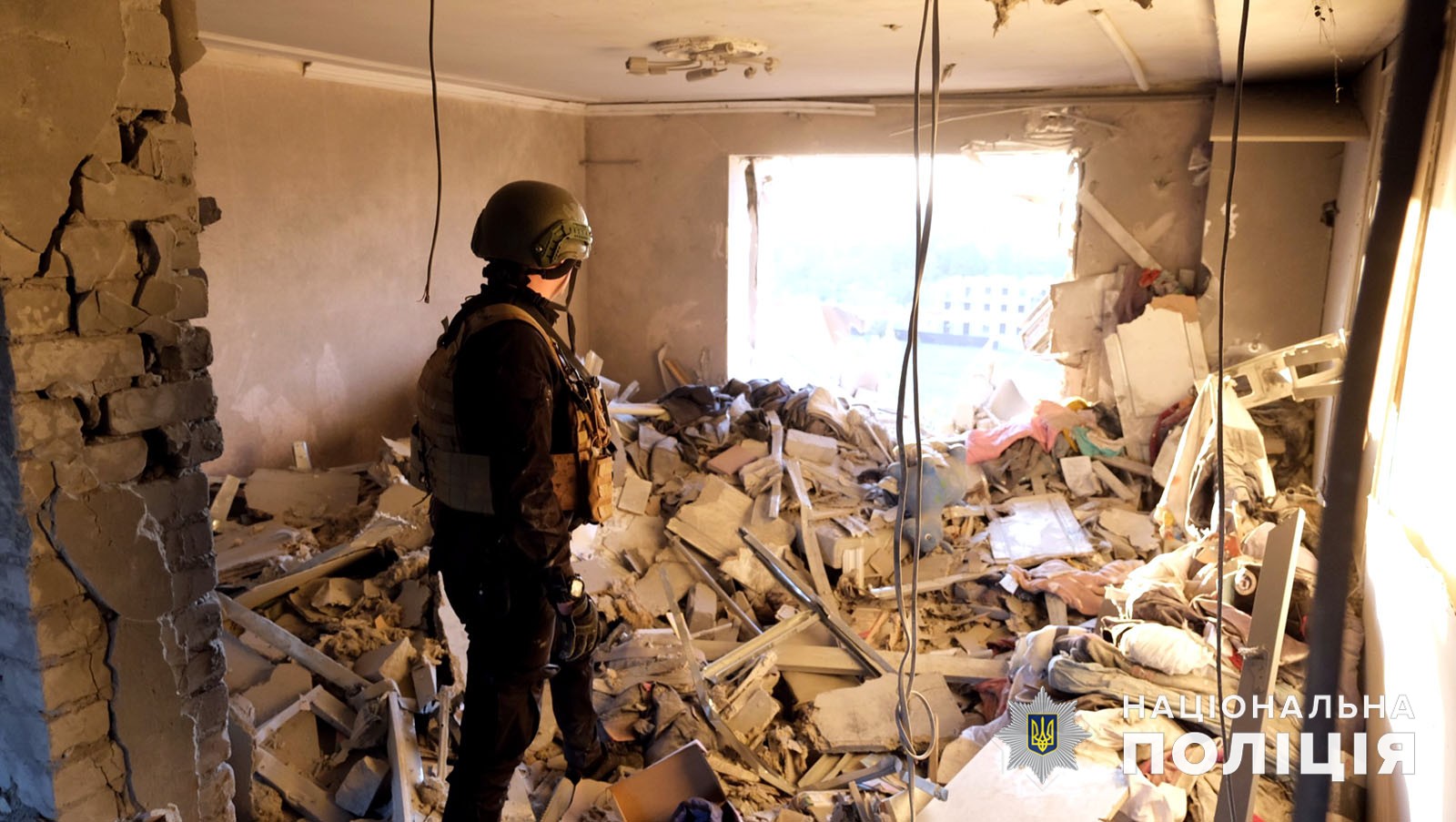 Damage in Kramatorsk after a Russian attack in September 2024