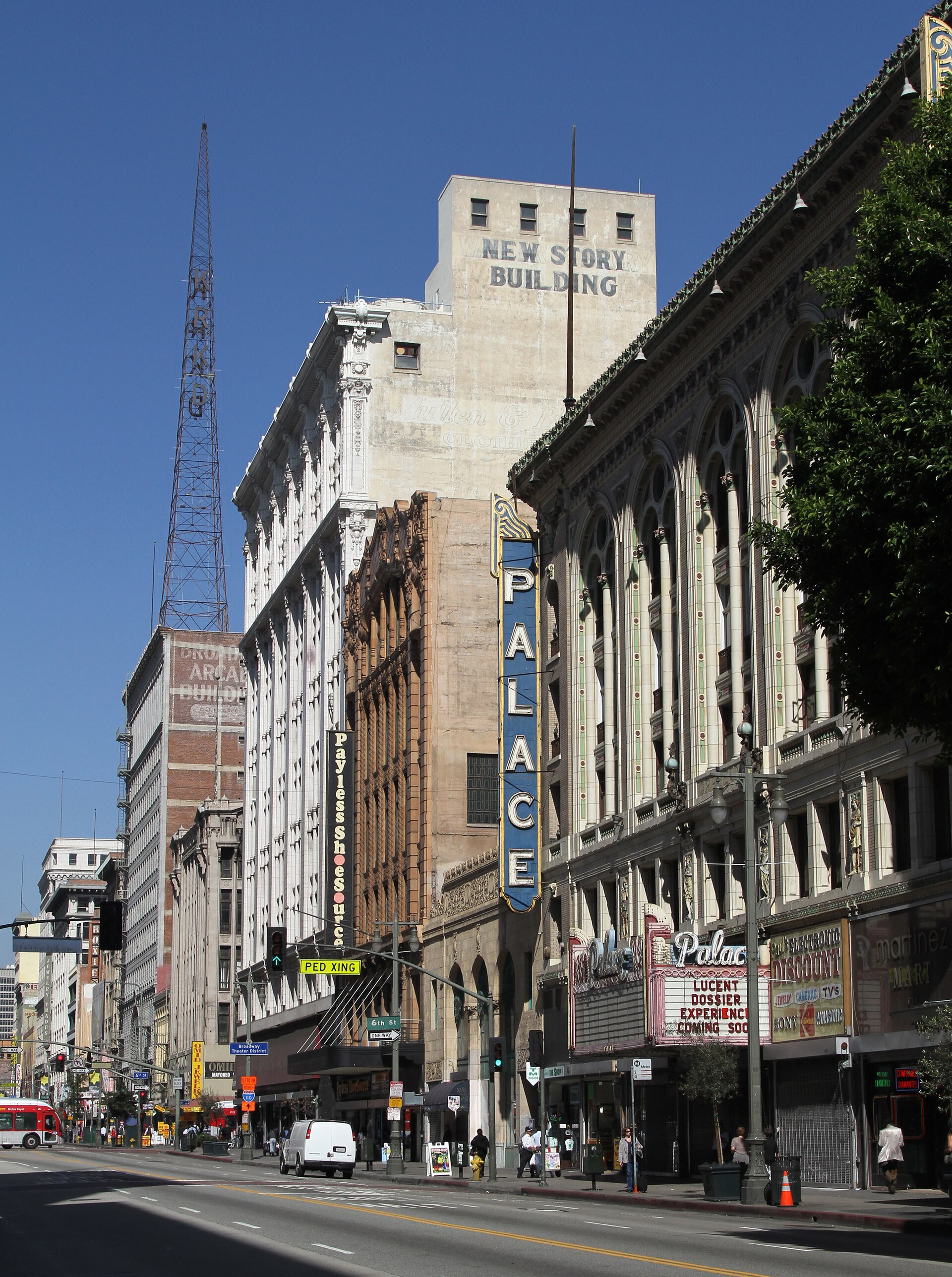 Downtown Los Angeles on a sunny day
