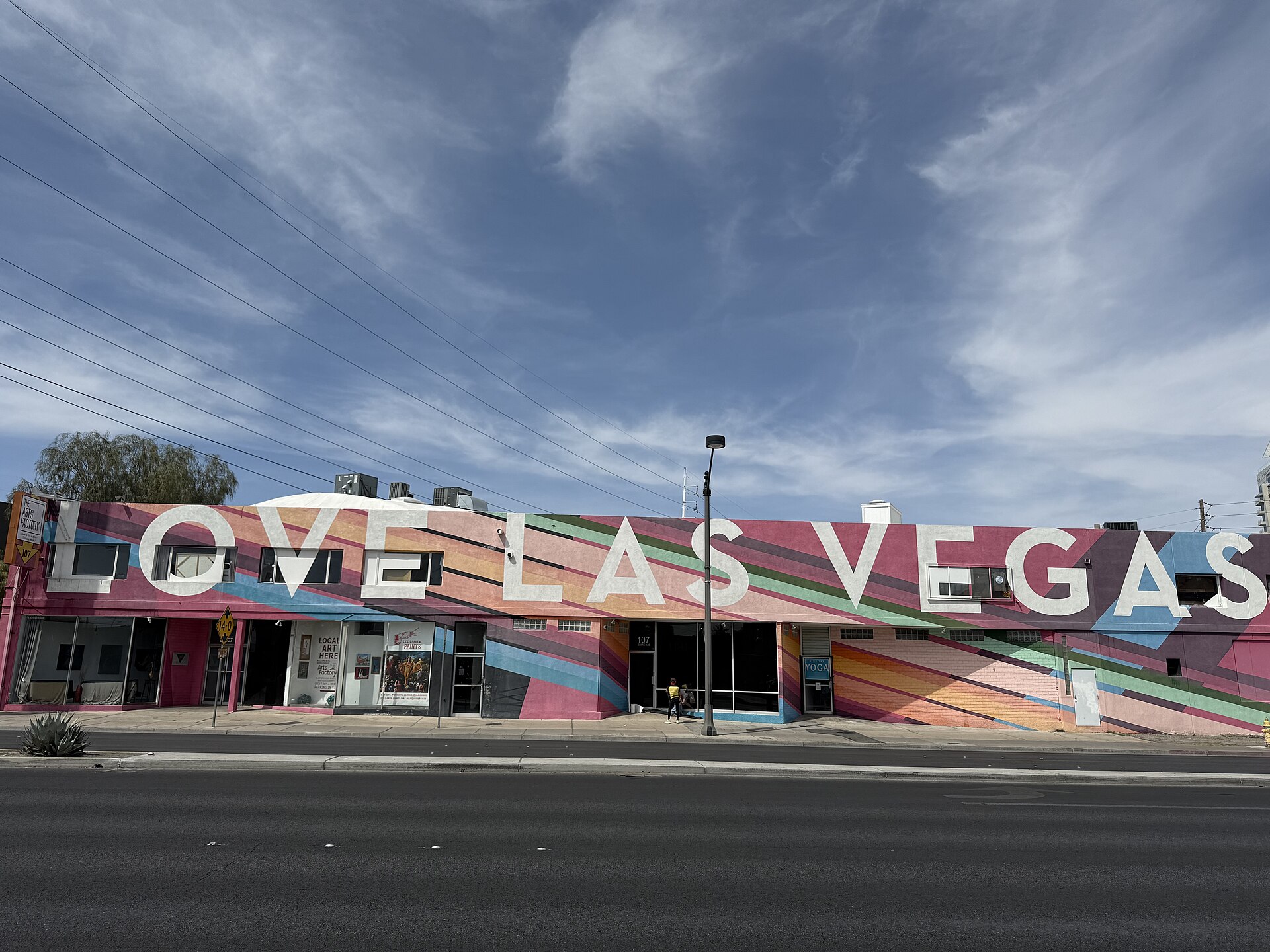 Mural in 18b, The Las Vegas Arts District, file photo
