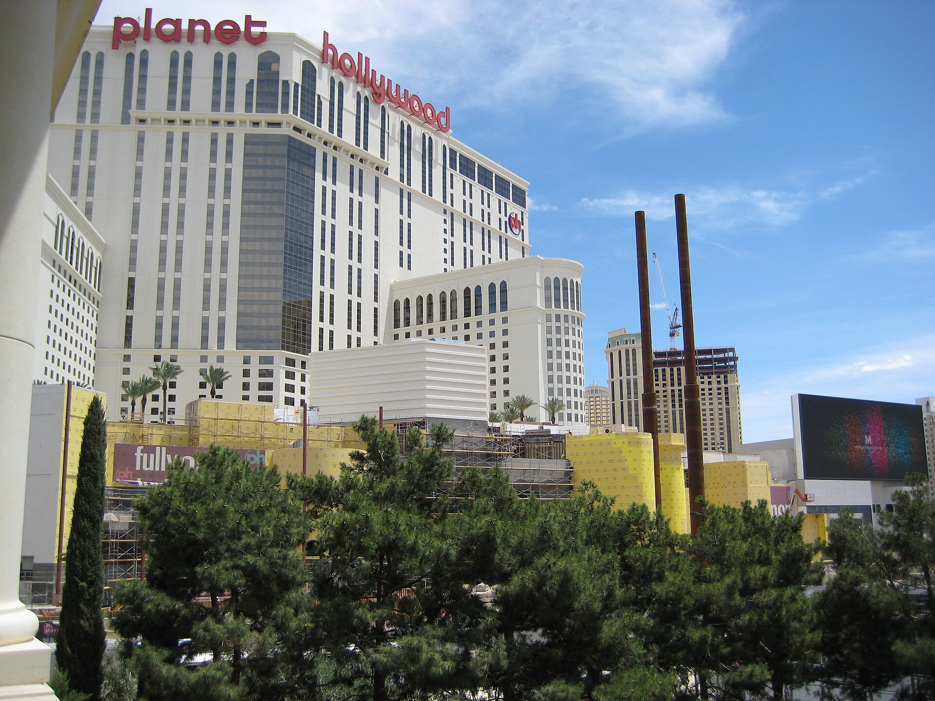 Planet Hollywood Resort & Casino on the Las Vegas Strip — the confrontation happened outside the resort on Sept. 30.
