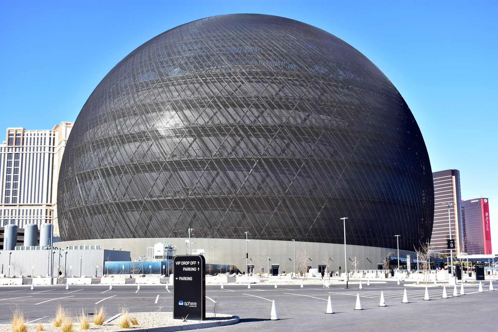 The Sphere at The Venetian in daylight.