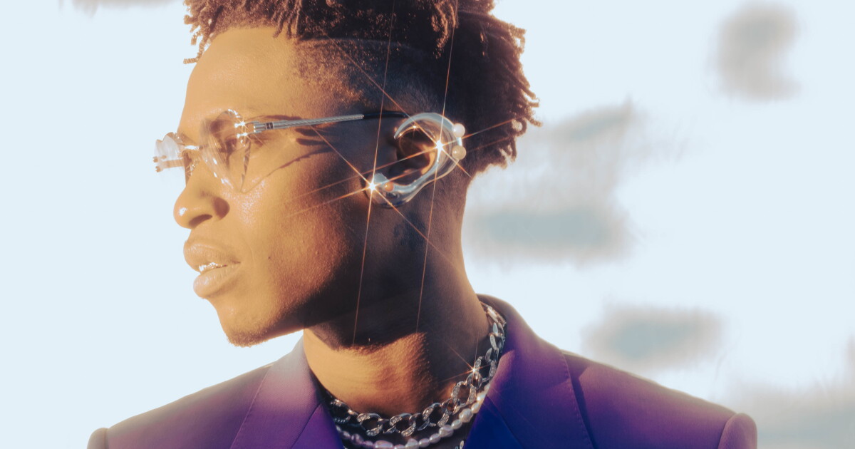 Lucky Daye in an editorial portrait