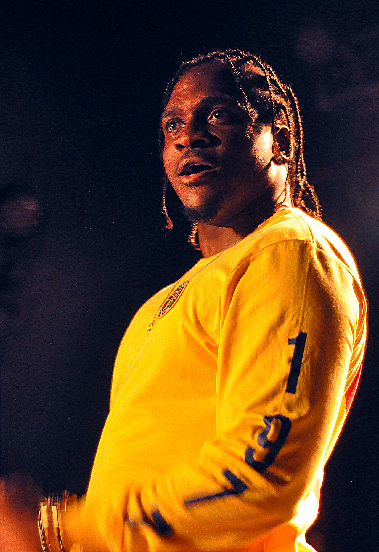 Pusha T performing live