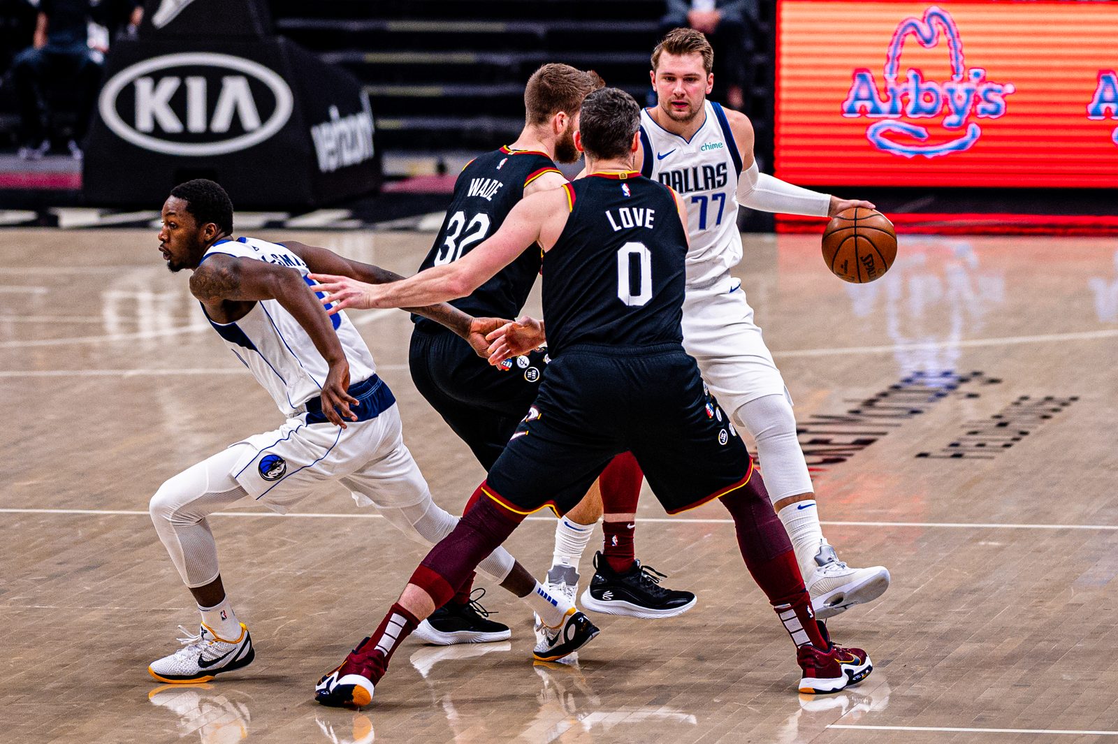 Luka Doncic in a Los Angeles Lakers uniform