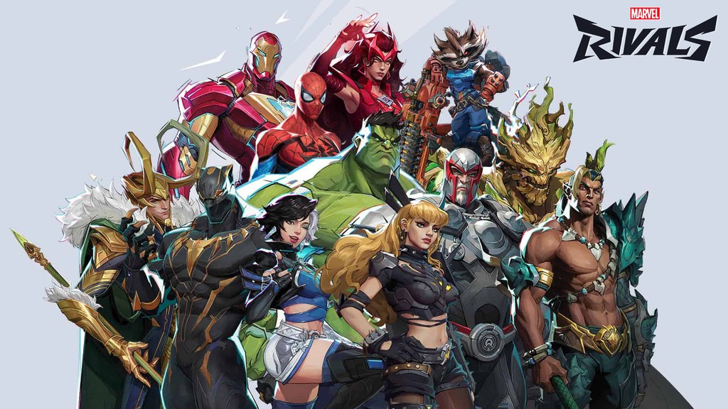 Marvel Rivals heroes in action