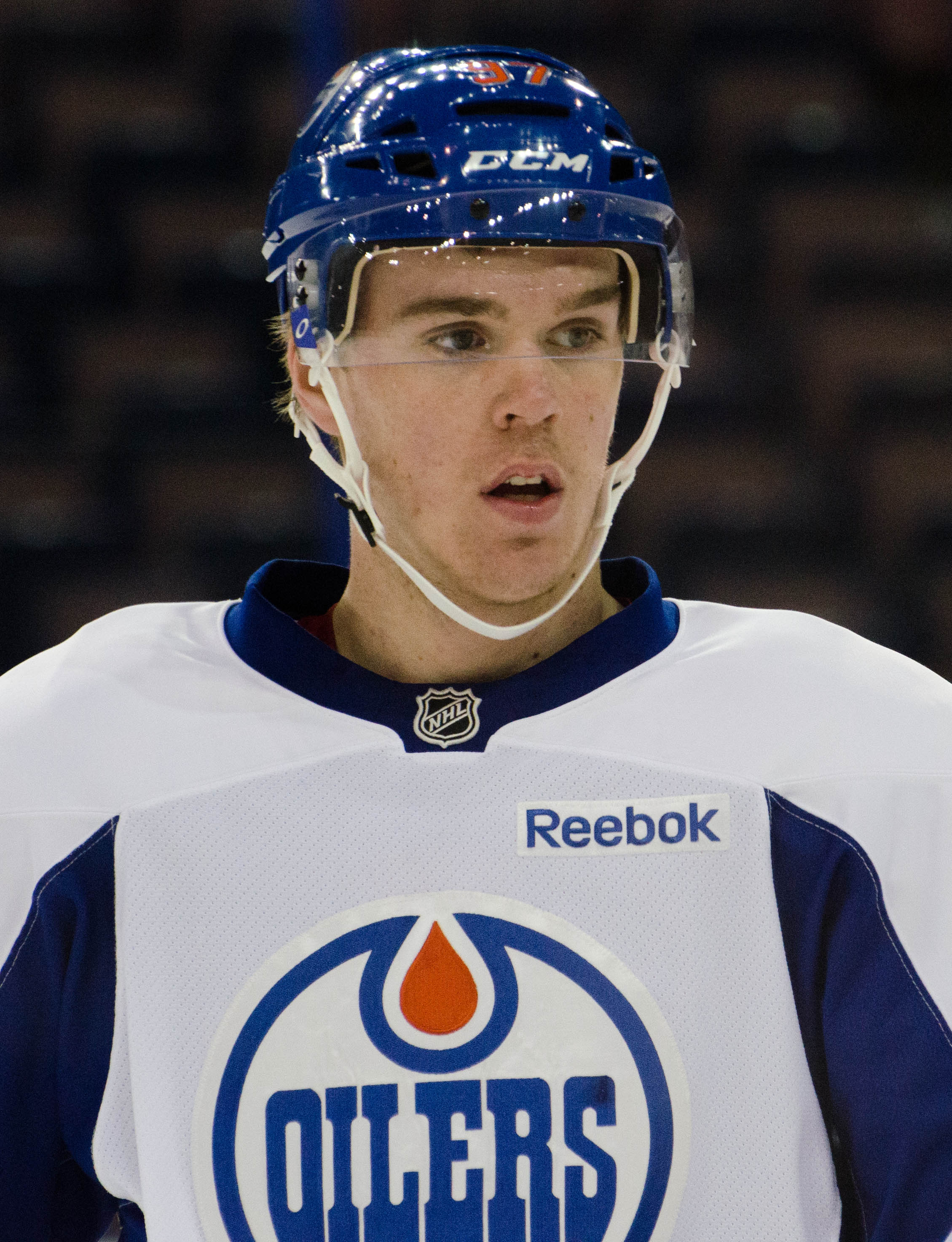 Edmonton Oilers captain Connor McDavid (file photo)
