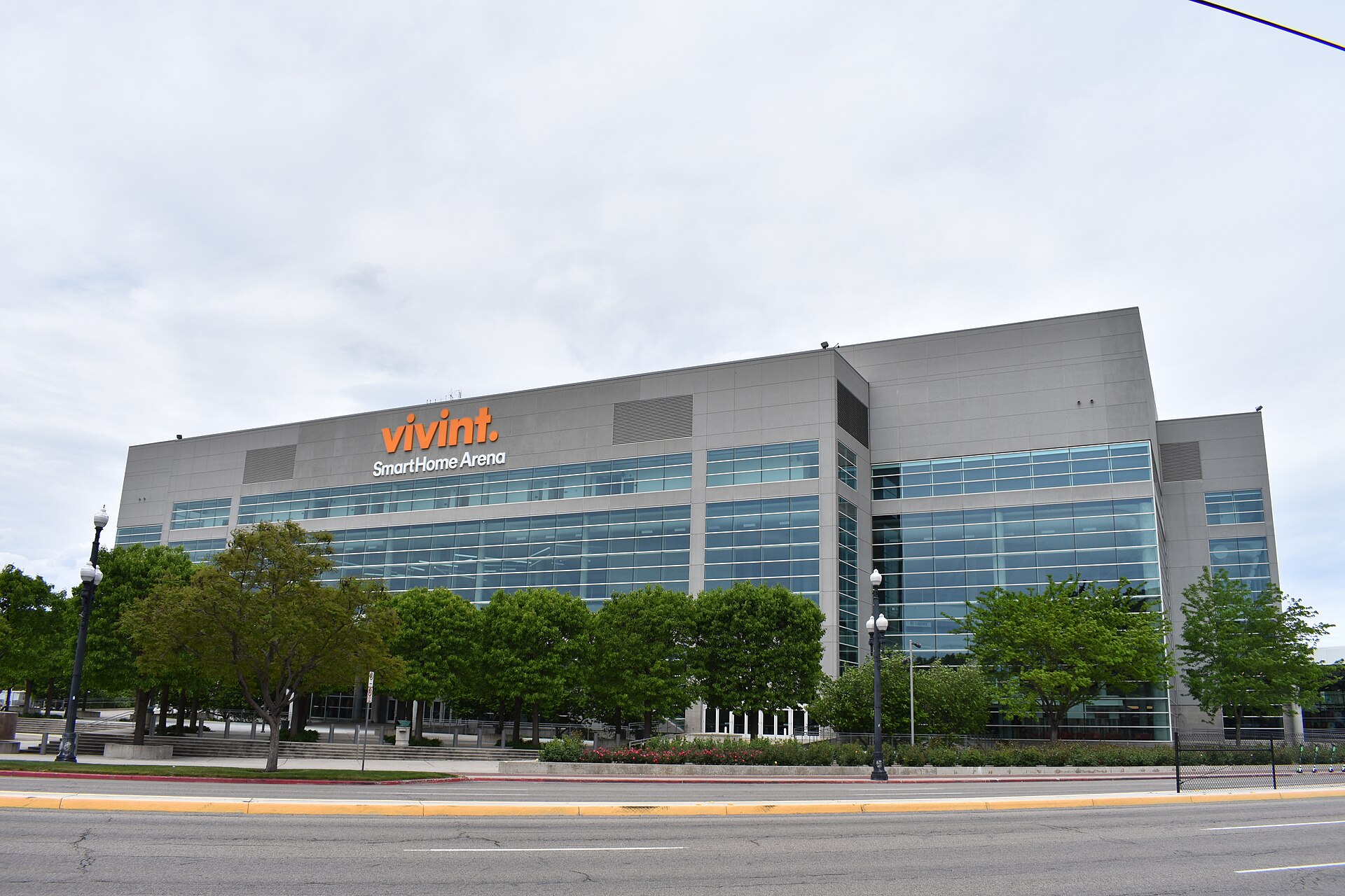 Delta Center in Salt Lake City, home of the Utah Mammoth