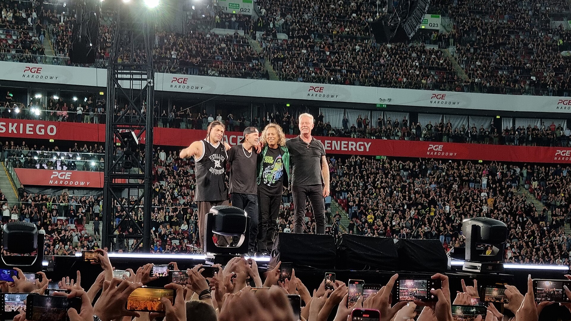 Metallica performing live (file photo)