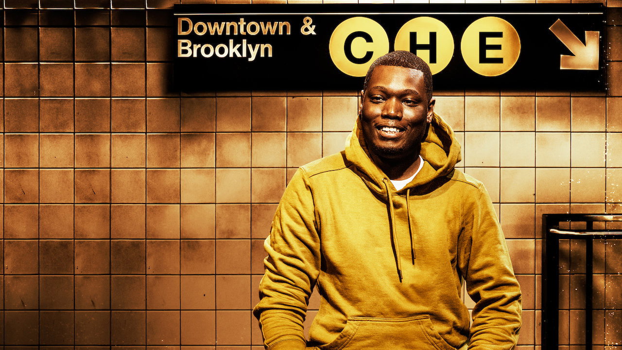 Artwork from Michael Che Matters, Che’s first Netflix special