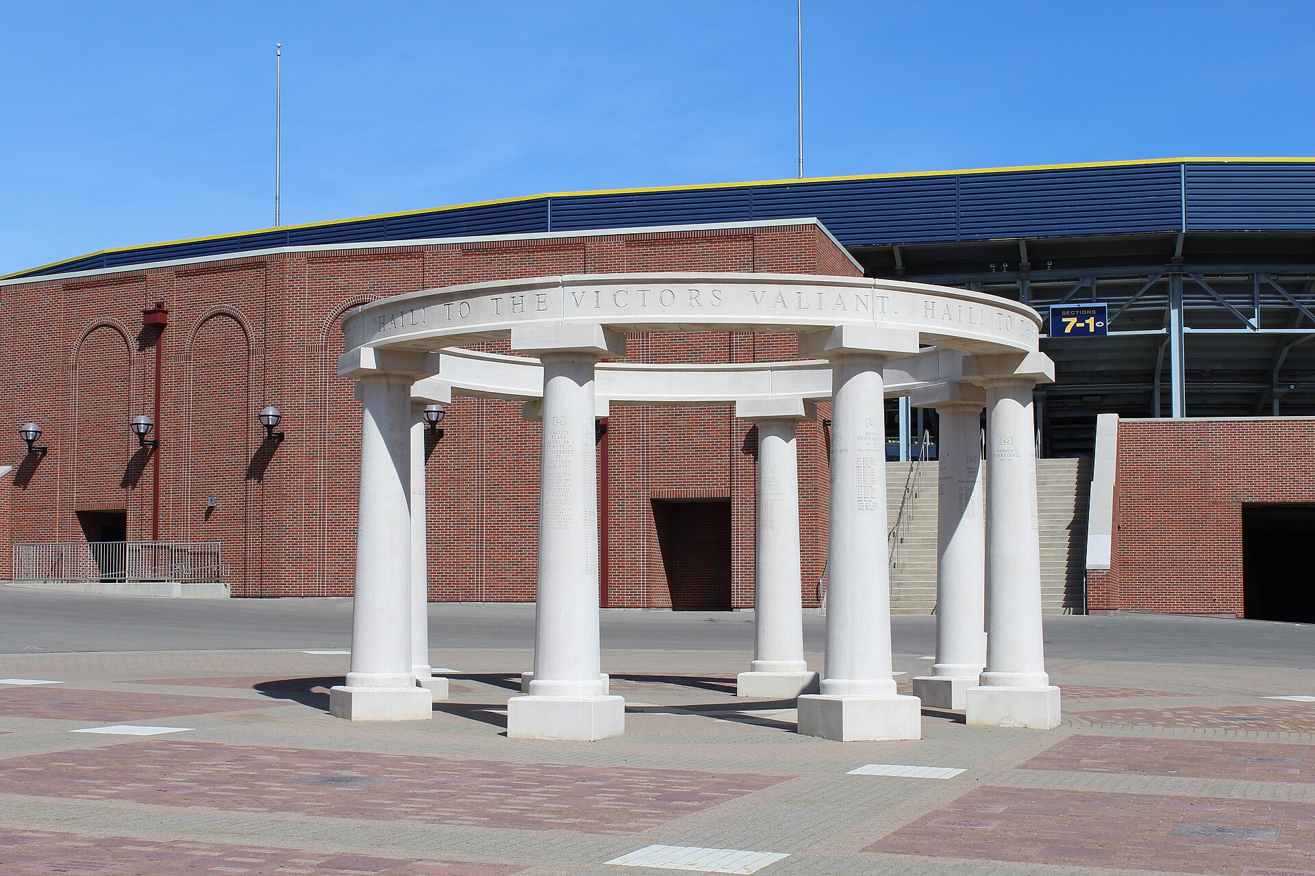 Michigan Stadium in Ann Arbor on game day