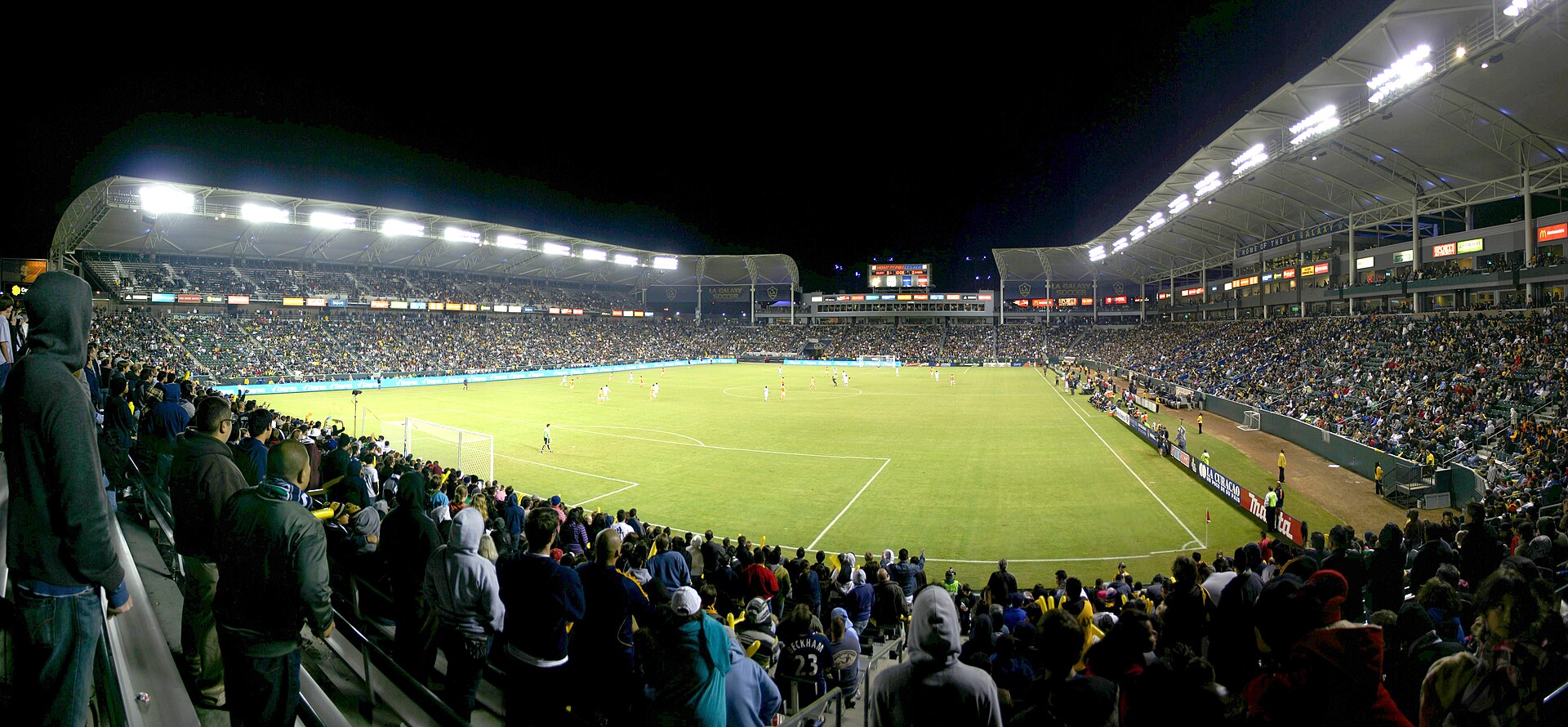 LA Galaxy home stadium under the lights (file photo)