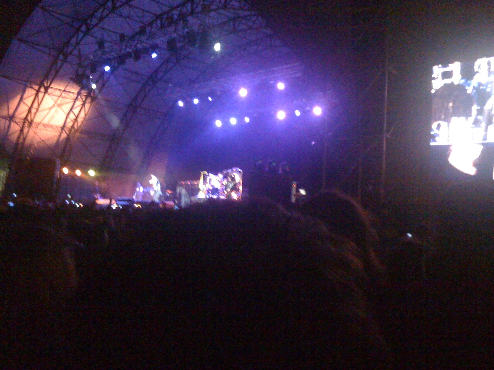 Ozzy Osbourne performing live on stage in Bucharest, 2010