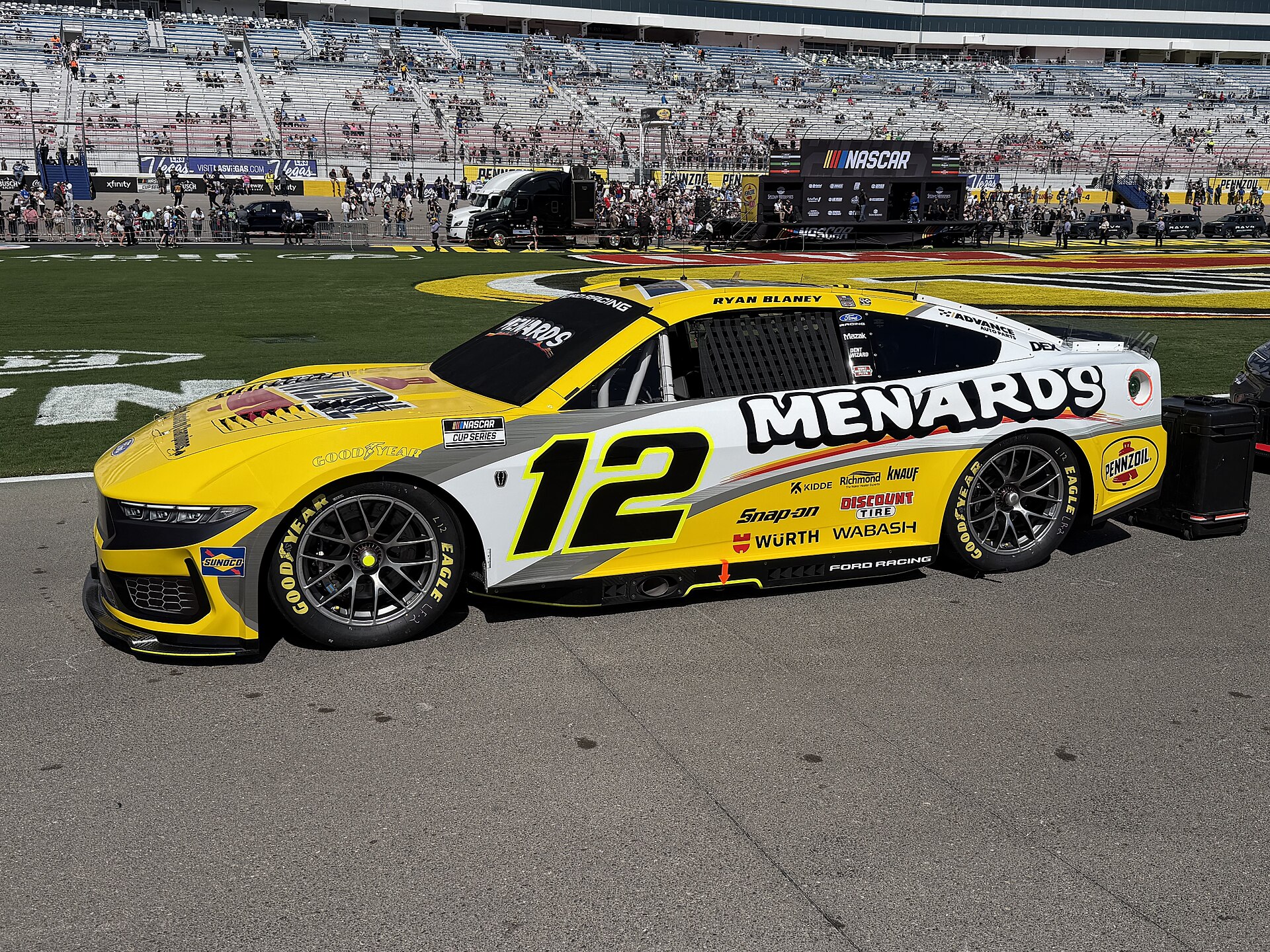 Ryan Blaney, pole winner for the Freeway Insurance 500 at Phoenix