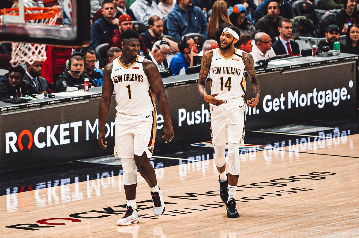 Zion Williamson and Brandon Ingram together