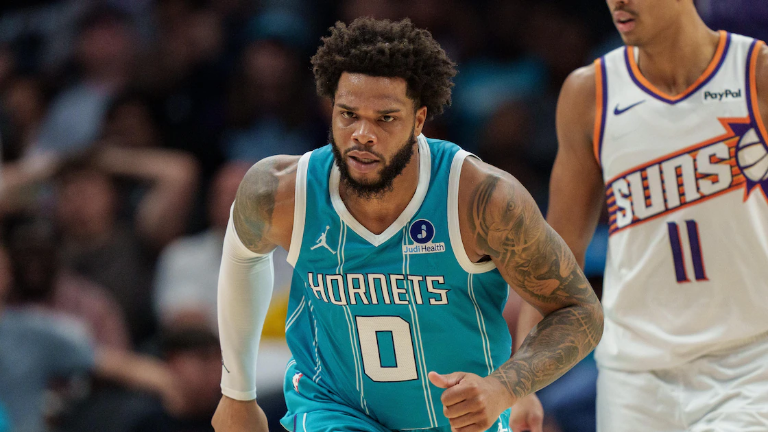 Miles Bridges in a Phoenix Suns uniform