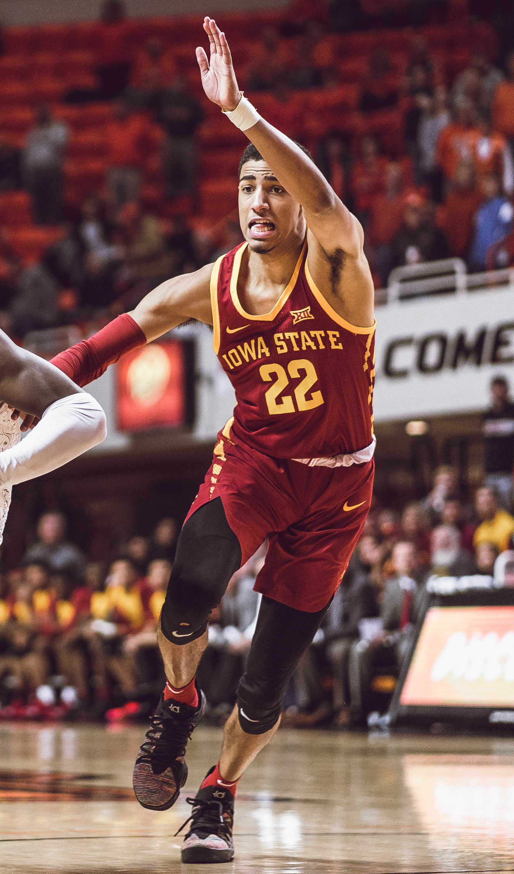 Tyrese Haliburton during his college career at Iowa State.