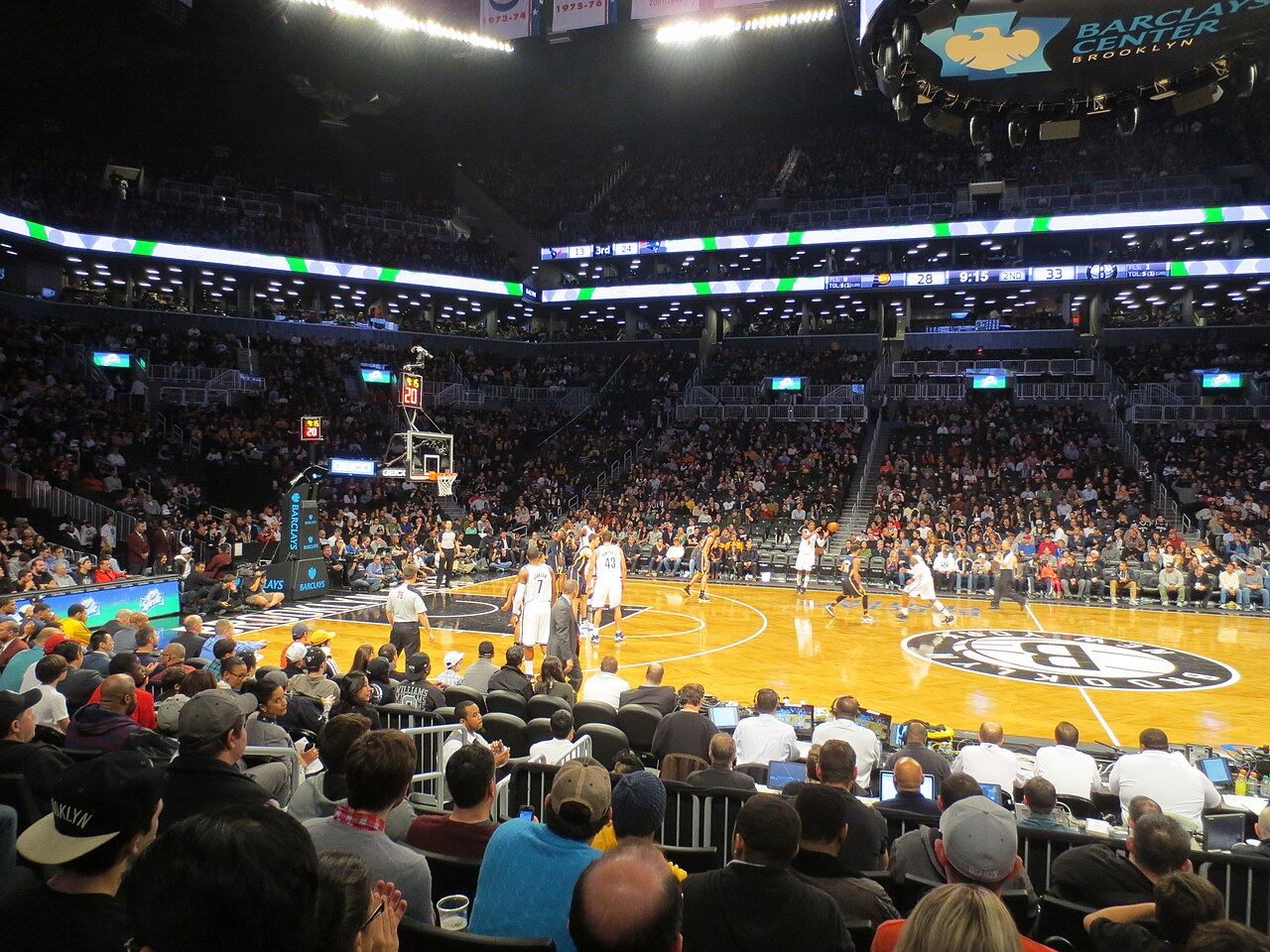 The Brooklyn Nets in action at Barclays Center in Brooklyn (file photo)