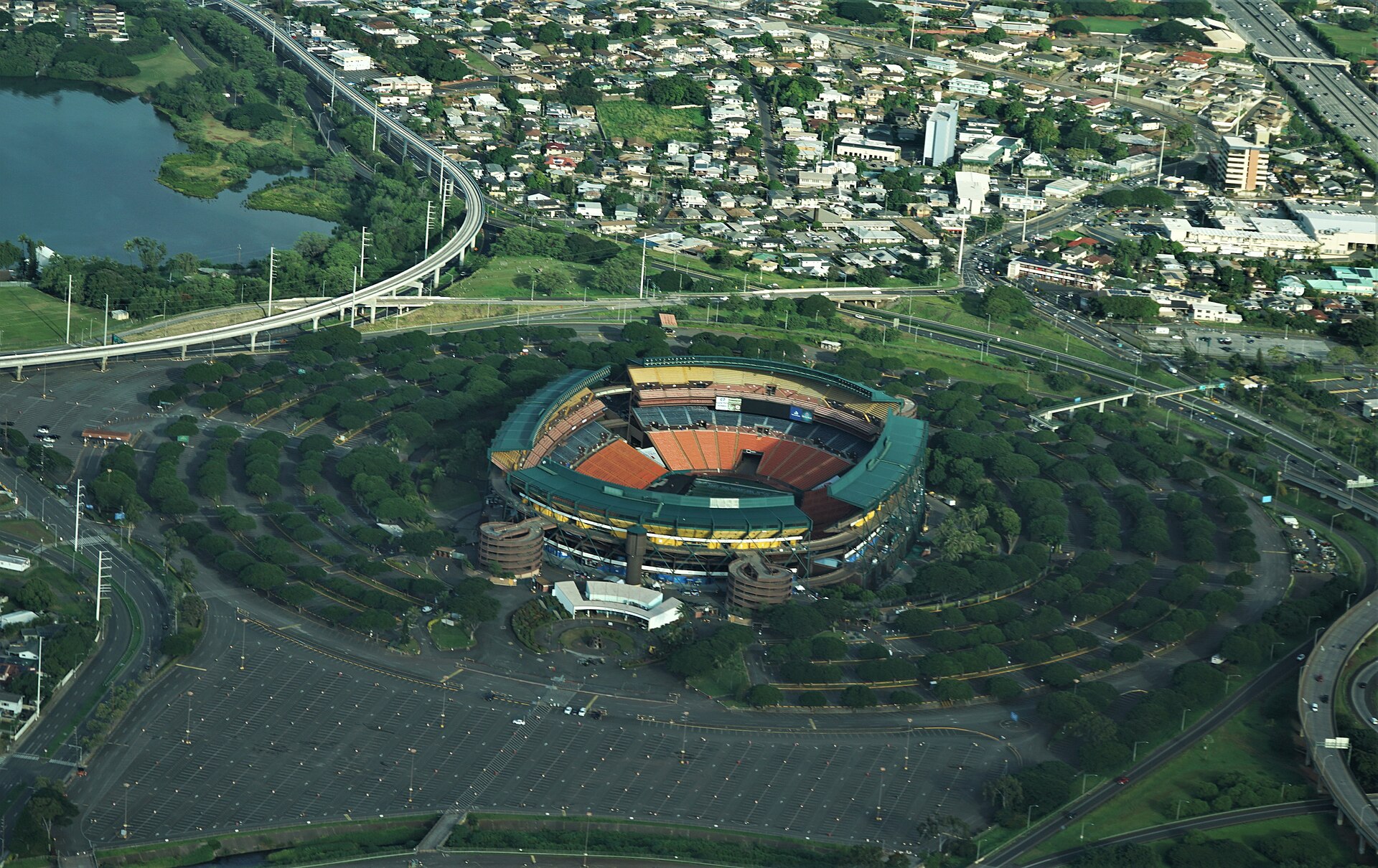 Aloha Stadium in Honolulu, Hawai'i