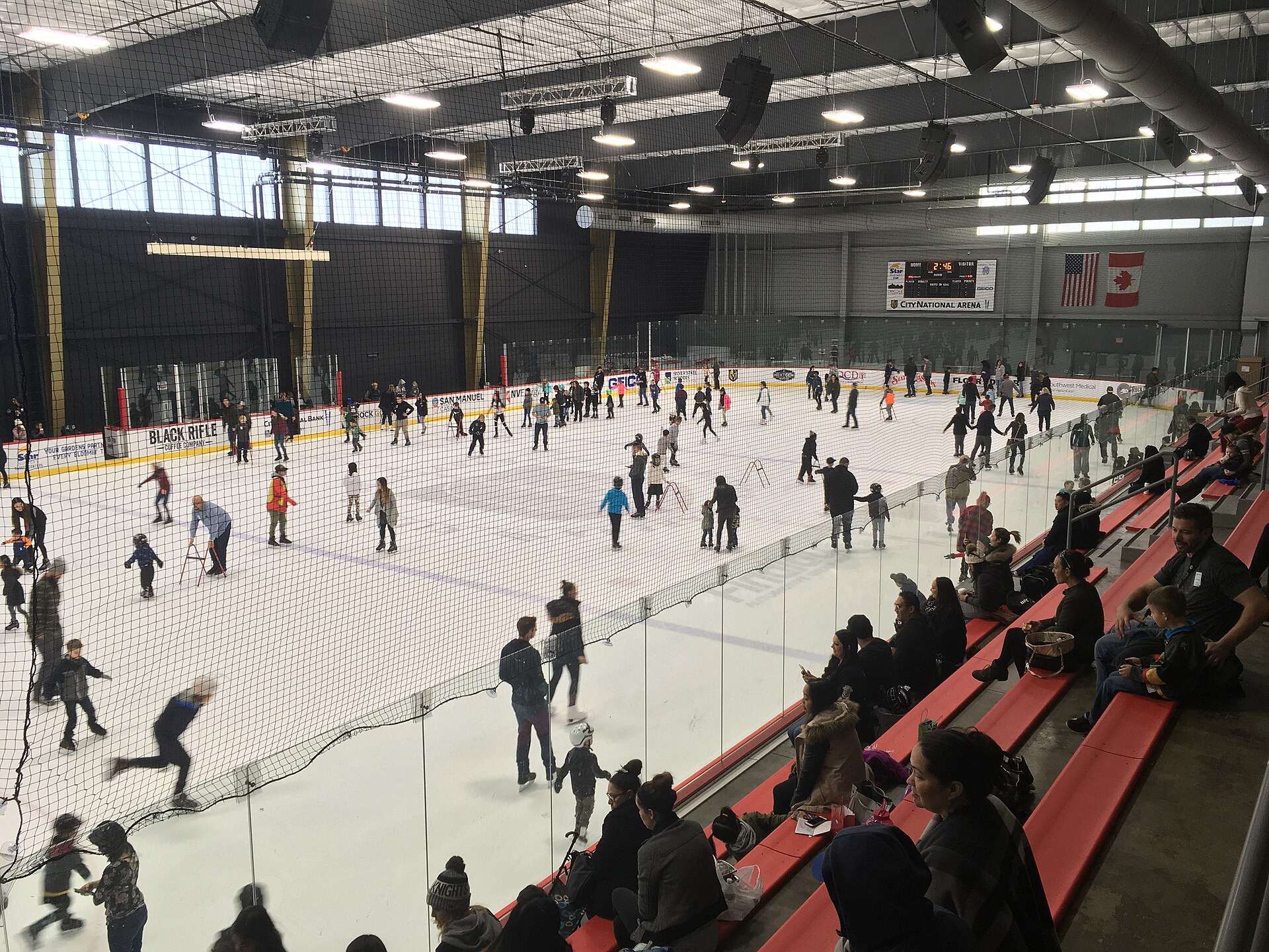 An ice hockey game in progress (file photo)