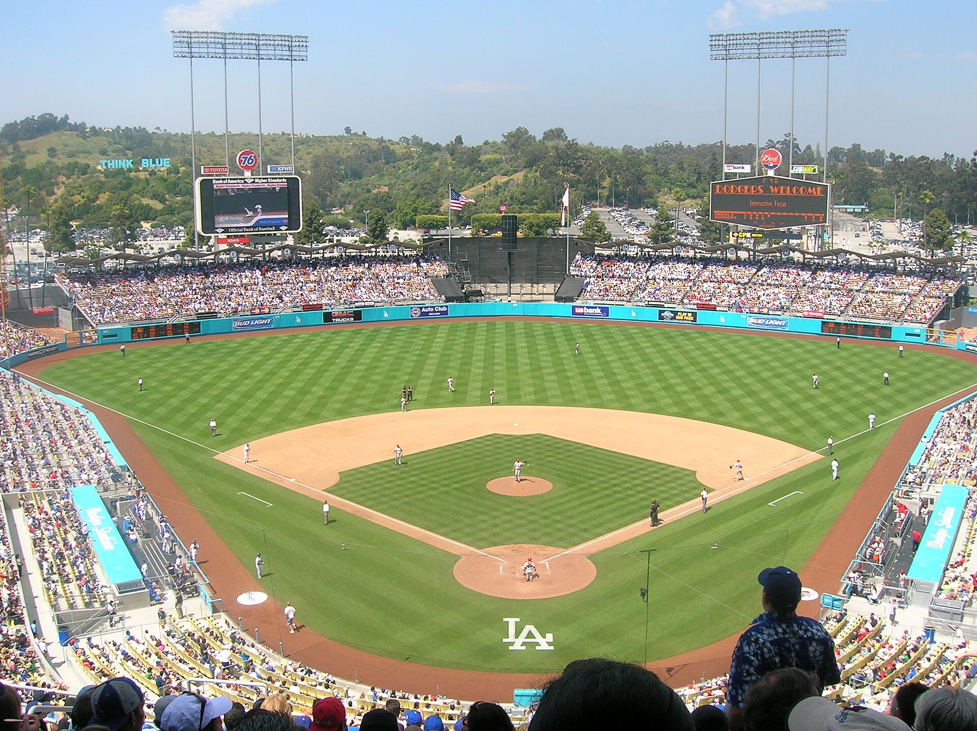 Dodger Stadium in Los Angeles (file photo)