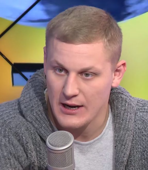 Sergei Pavlovich at a UFC event