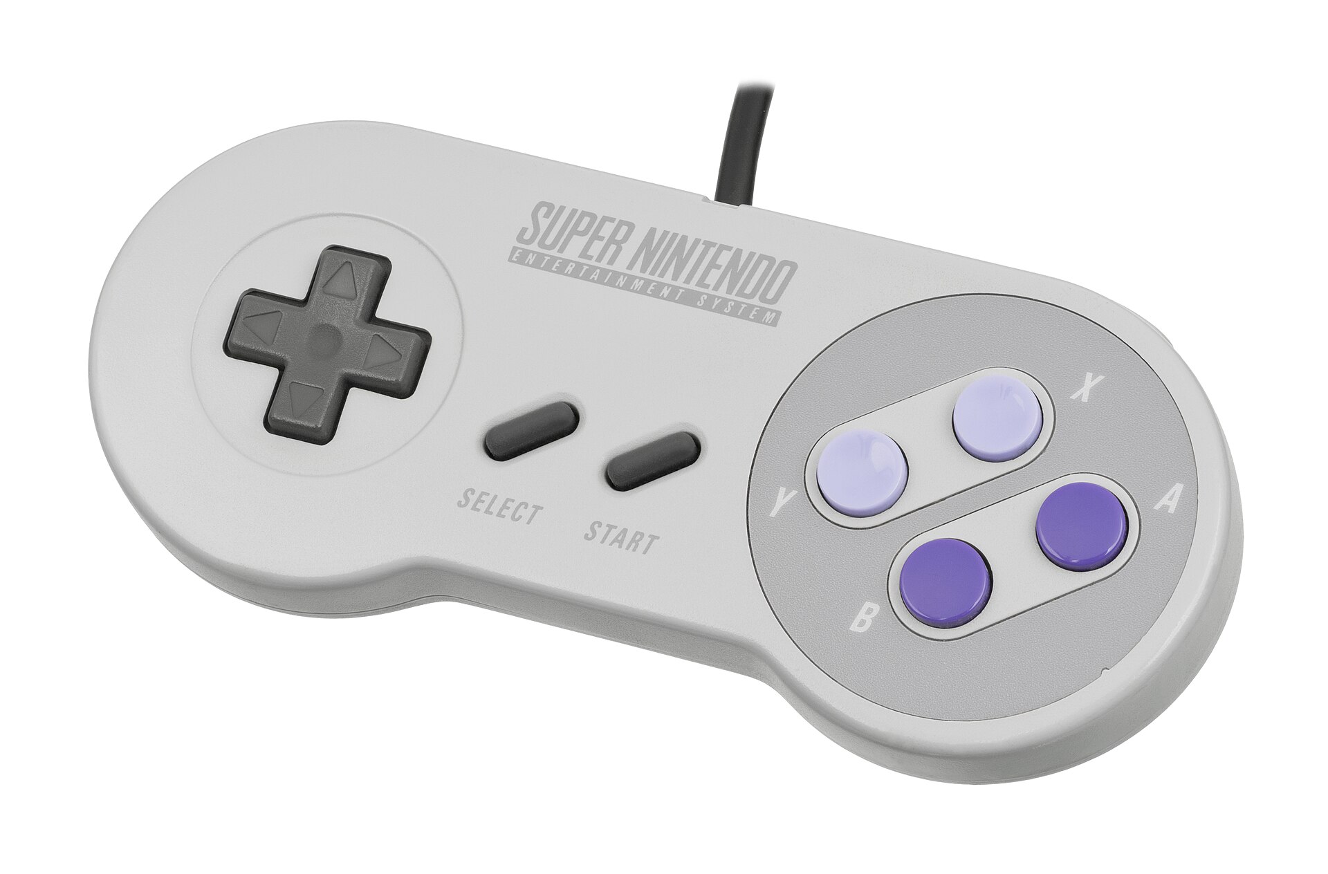 A classic Super Nintendo controller