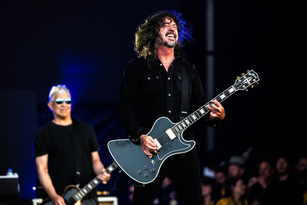 Foo Fighters performing live on stage in 2026