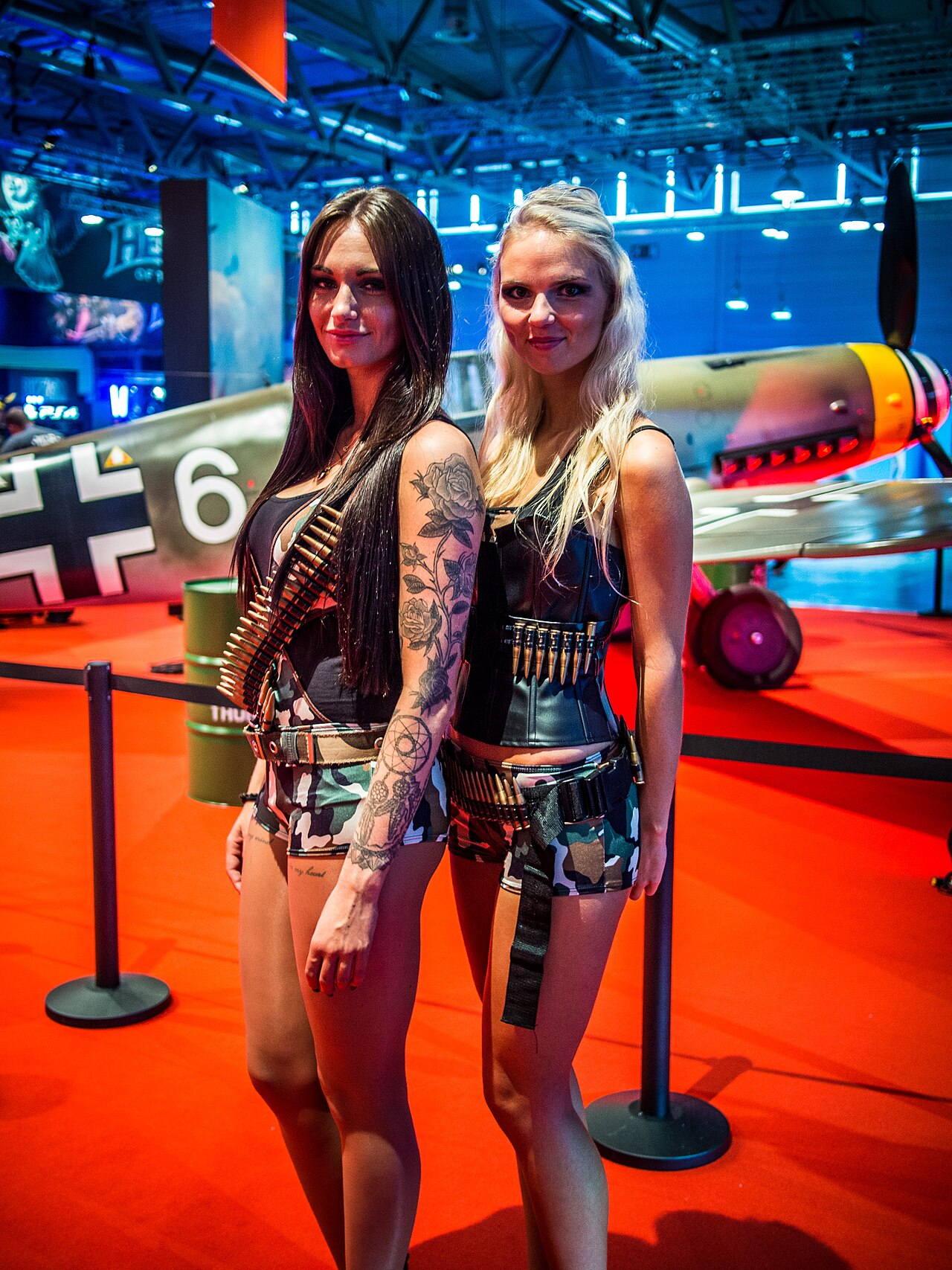 Fans at a video game convention