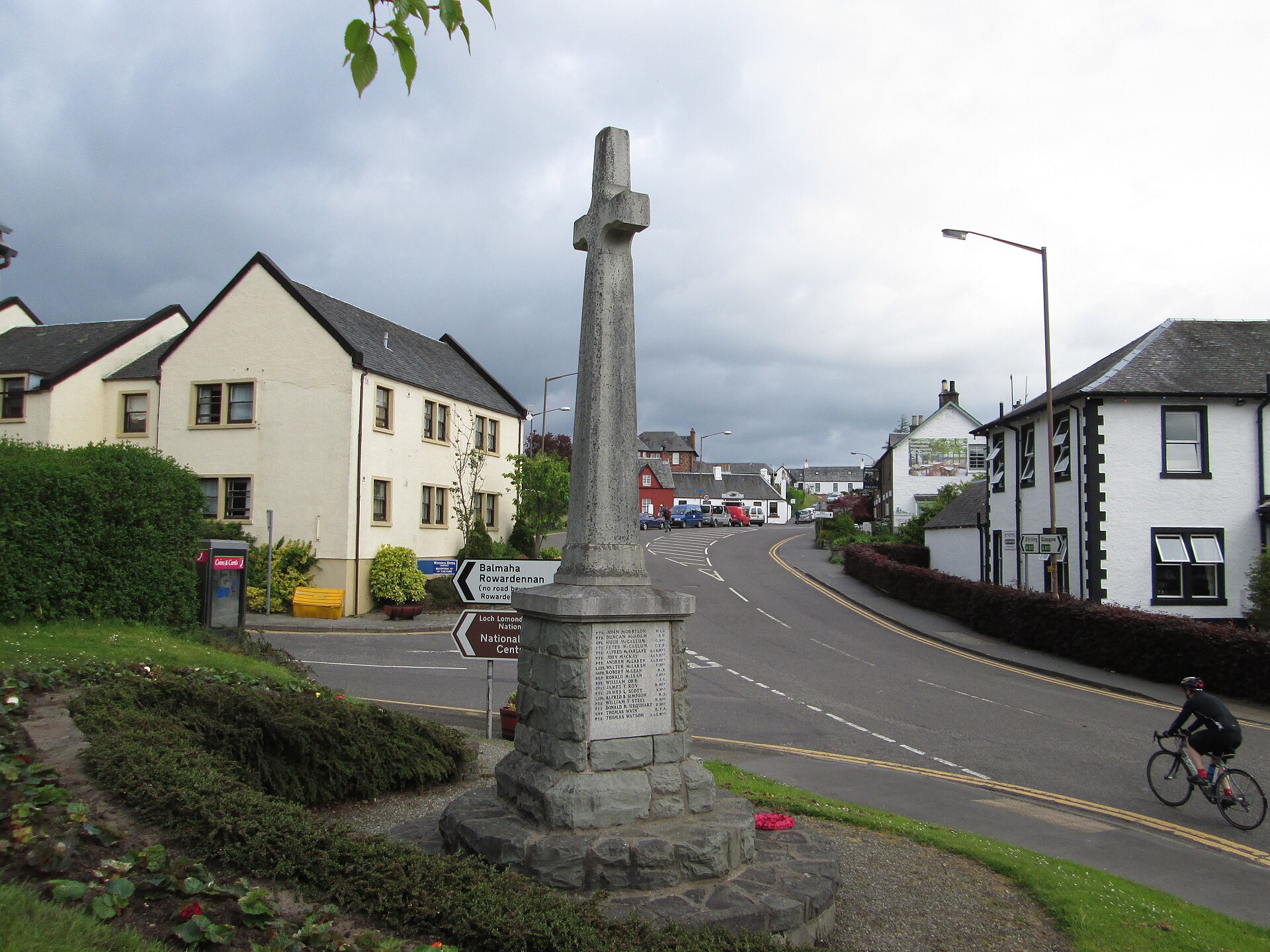 Drymen village in Stirlingshire, Scotland, near Loch Lomond