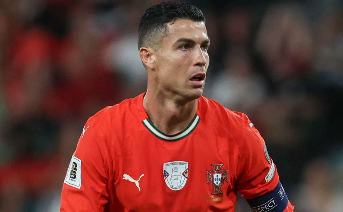Cristiano Ronaldo with Portugal during the Nations League — the 41-year-old left the national team camp on Sept. 30 amid a rift with coach Jorge Jesus