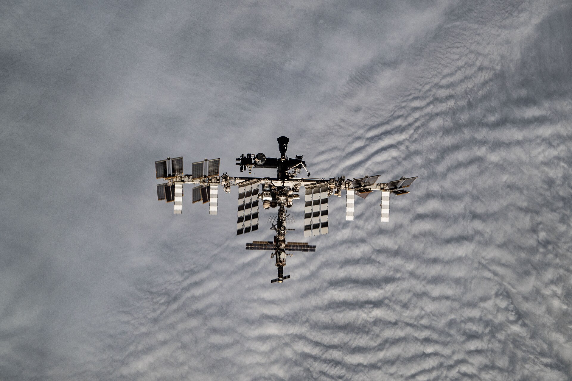 The International Space Station in orbit (file photo)