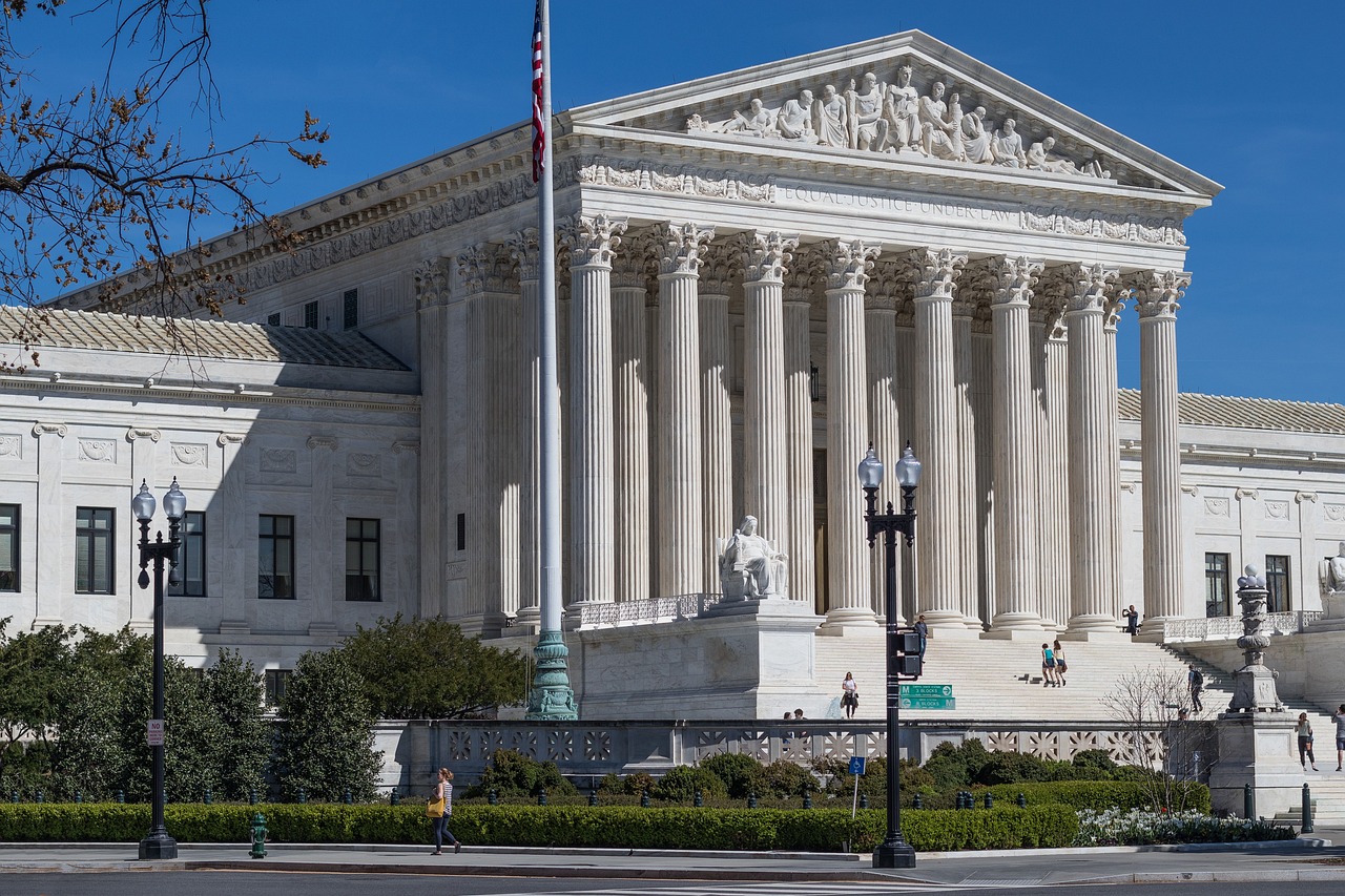 The Supreme Court building exterior, Washington, D.C.