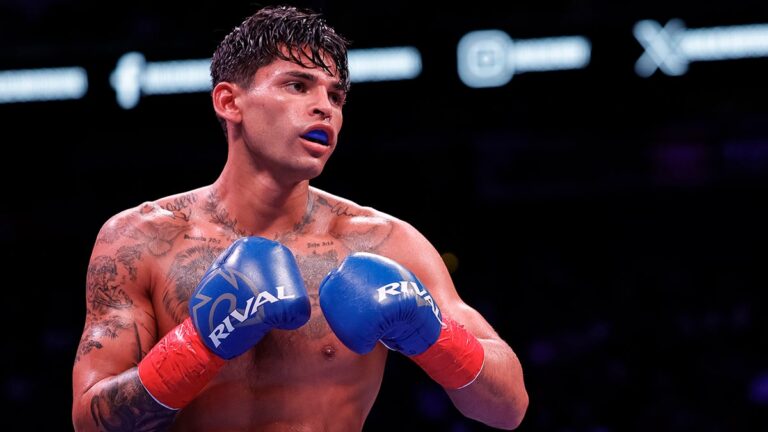 Ryan Garcia in the ring