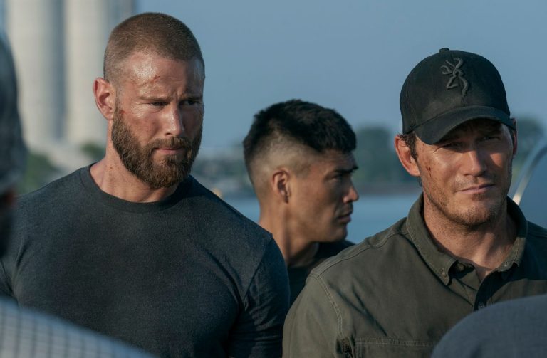 Chris Pratt and Tom Hopper in The Terminal List season 2