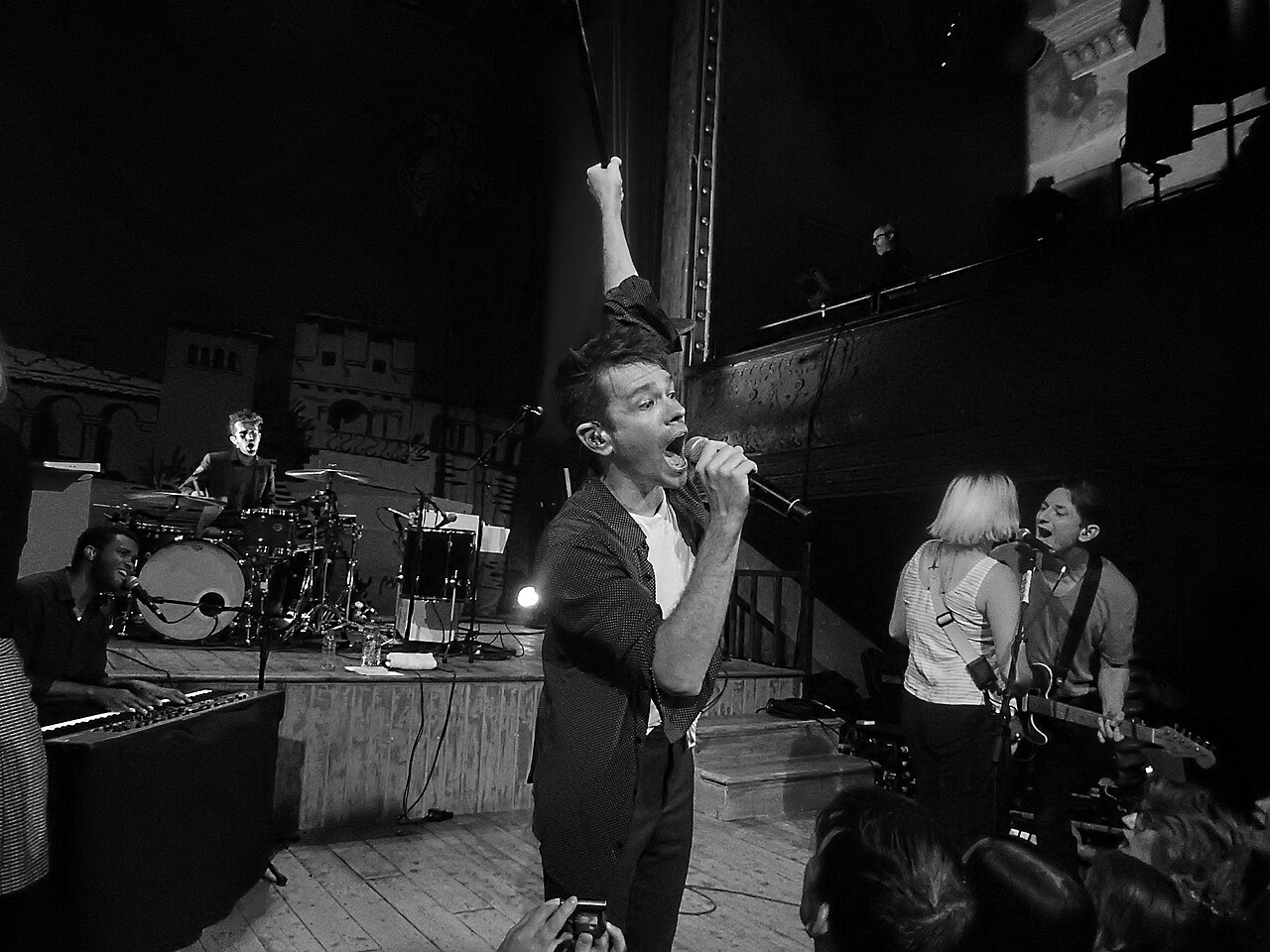Nate Ruess performing solo at Wilton's Music Hall in London